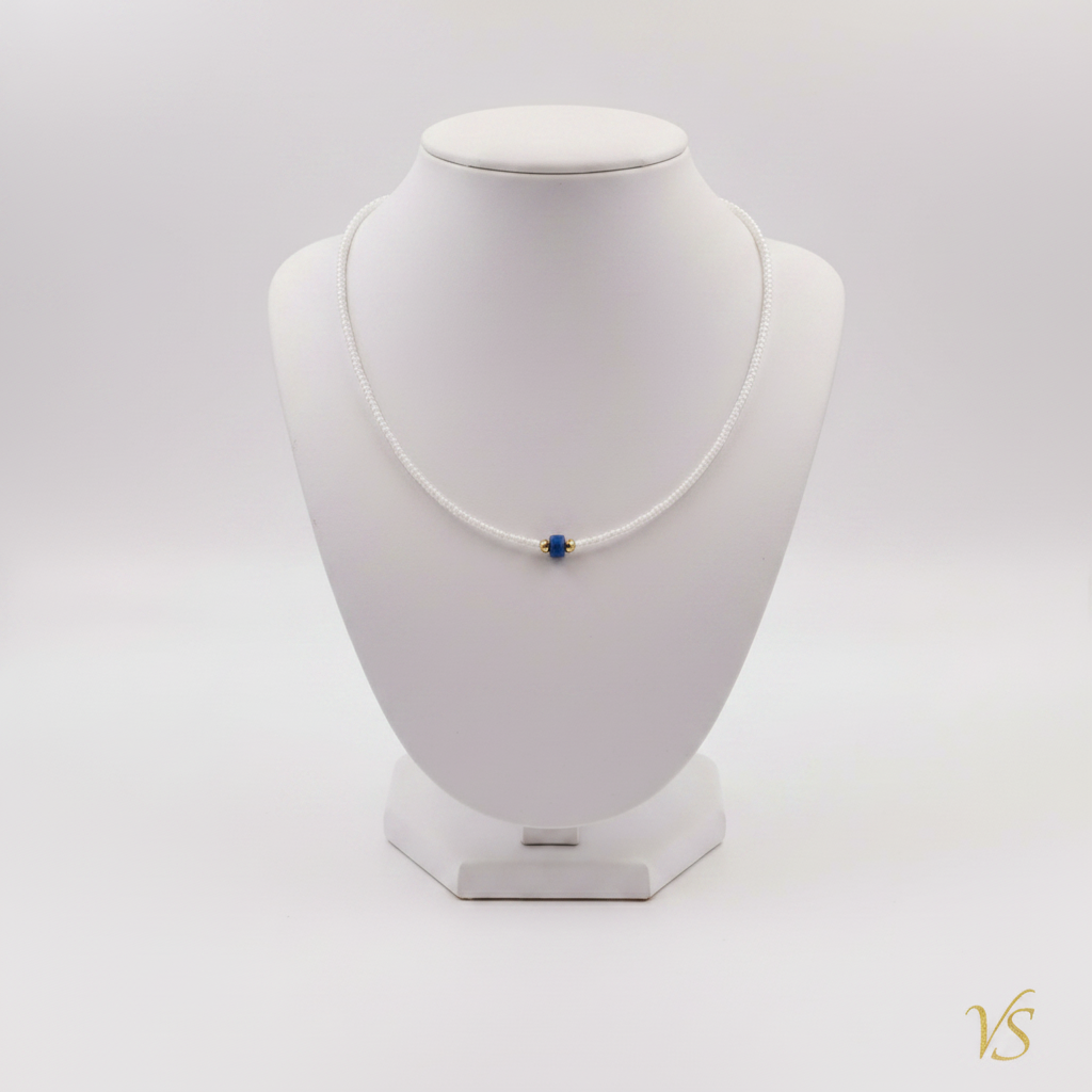 Aegean Blue Accent Choker με VS