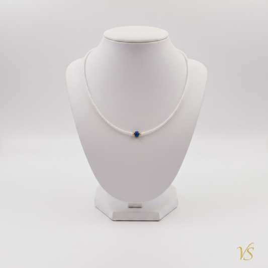 Aegean Blue Accent Choker με VS