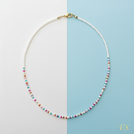Colorful Beaded Necklace με VS